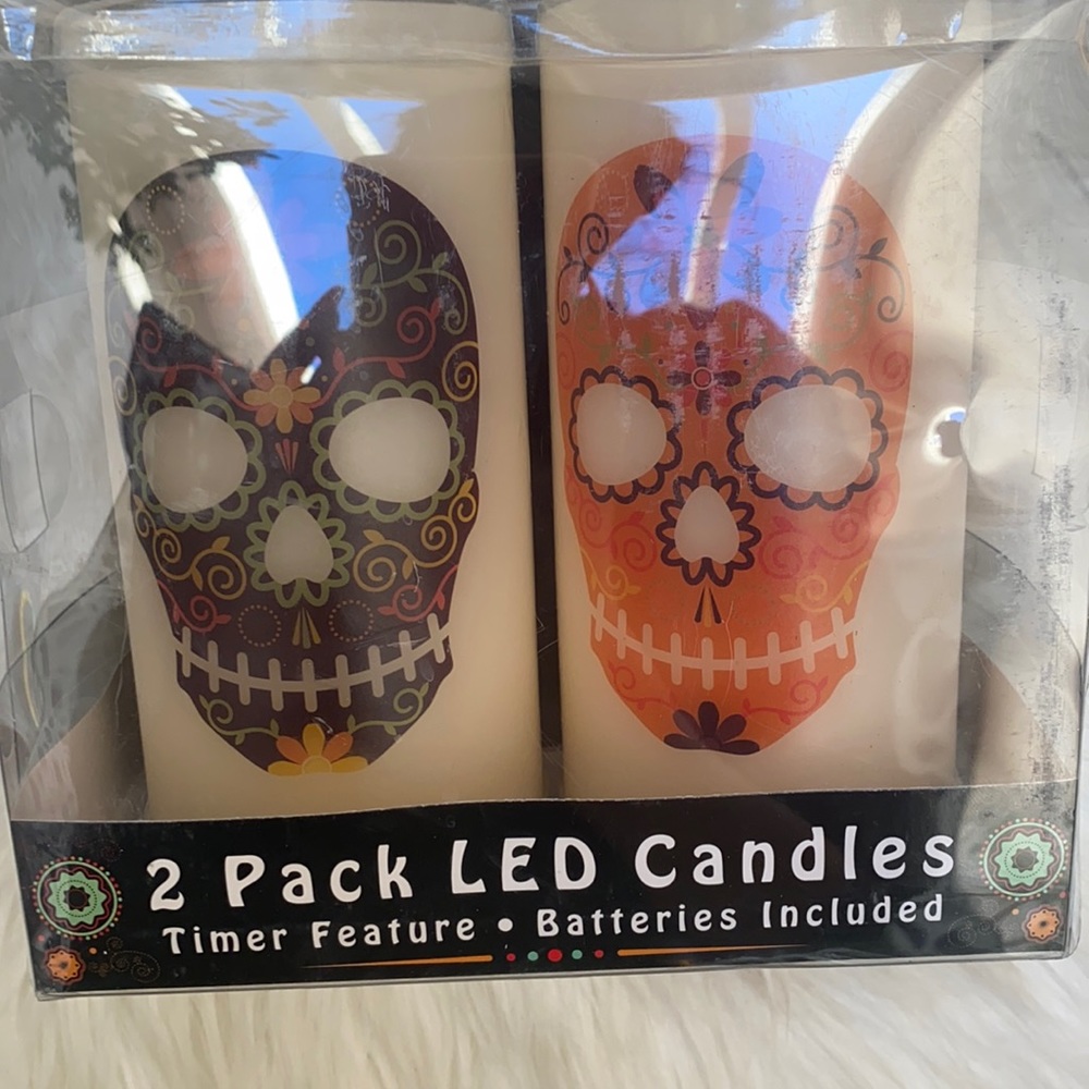 🕷🕷2 PACK LED CANDLES🕷🕷 - Picture 1 of 1